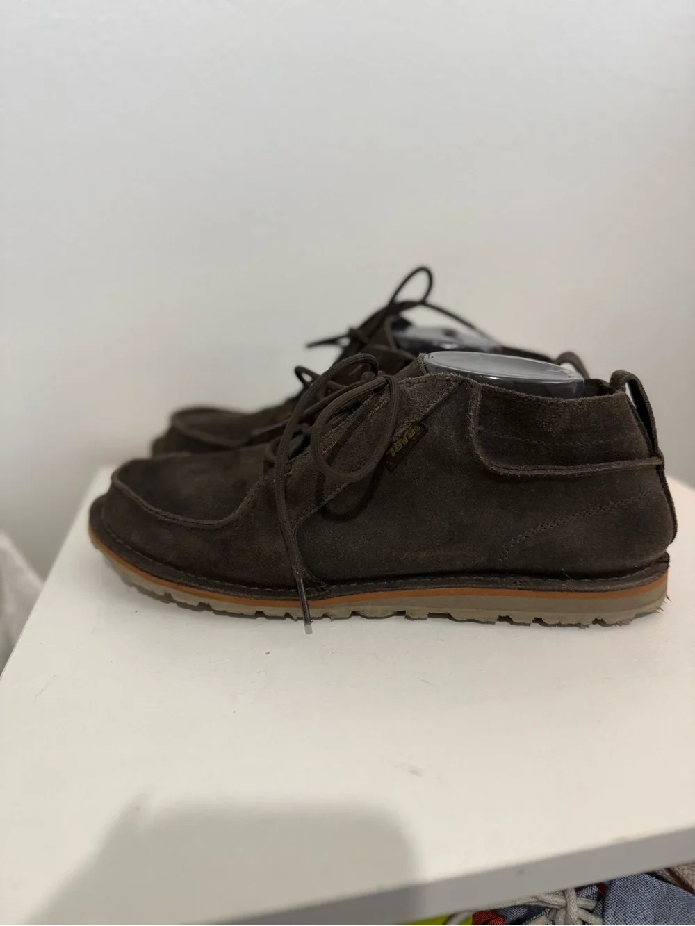 Teva Men's Dark Brown Suede Chukka Boots